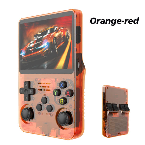 RetroCore™ R36S Handheld Game Console – 3.5” IPS Screen | 128GB/64GB | Open Source Linux | 4000+ Classic Games
