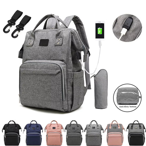MomEase Multi-Function Diaper Backpack