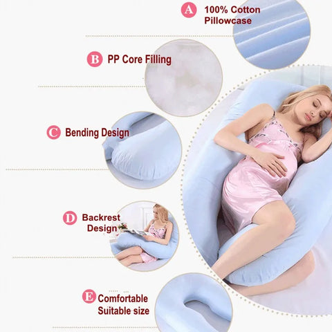 EverCool™ Pearl‑Cotton Cooling Anti‑Snore Body Pillow