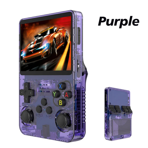 RetroCore™ R36S Handheld Game Console – 3.5” IPS Screen | 128GB/64GB | Open Source Linux | 4000+ Classic Games