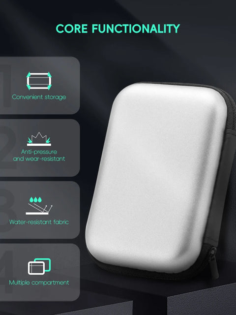 RetroShell™ Protective Case for RetroCore™ R36S & RG35XX – Compact EVA Travel Bag with Shock Protection