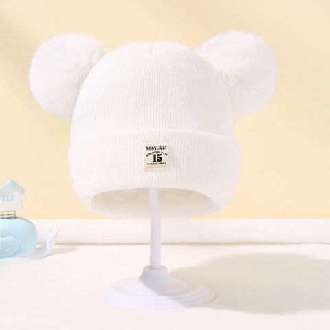 Baby Pompom Cute Winter Hat