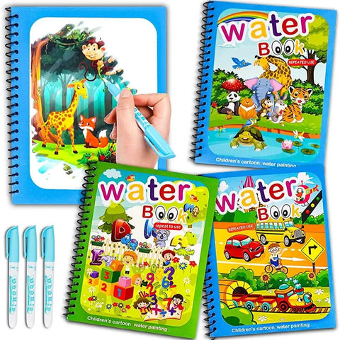 AquaMagic Reusable Water Drawing Book