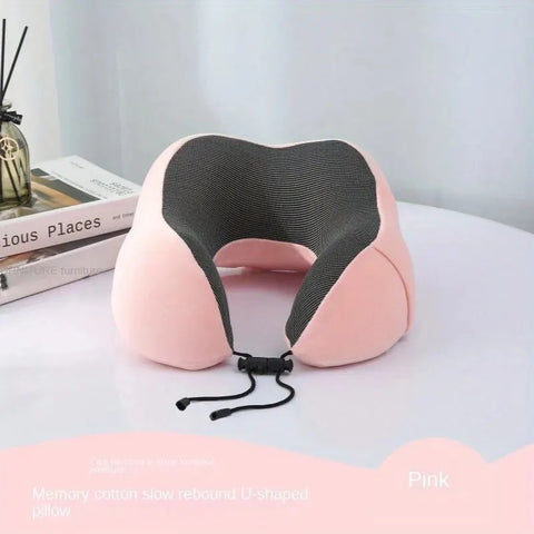 TravelRest™ Memory Foam U-Shaped Neck Pillow