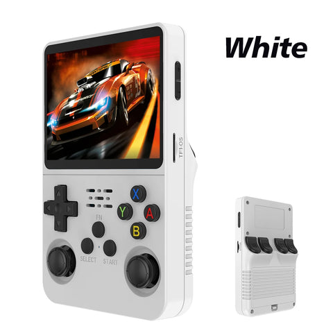 RetroCore™ R36S Handheld Game Console – 3.5” IPS Screen | 128GB/64GB | Open Source Linux | 4000+ Classic Games