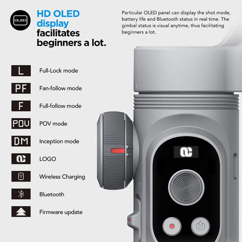 ProSteady™ 3-Axis Smart X Gimbal Stabilizer