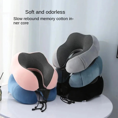 TravelRest™ Memory Foam U-Shaped Neck Pillow