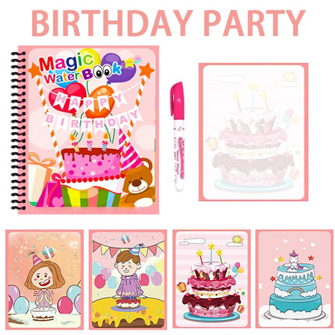 AquaMagic Reusable Water Drawing Book