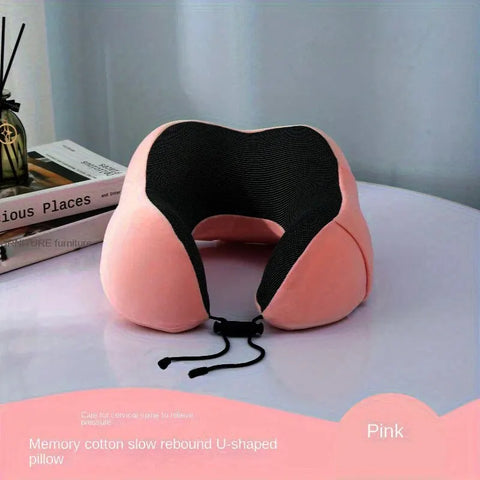 TravelRest™ Memory Foam U-Shaped Neck Pillow