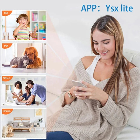 X5 MiniGuard™ Smart WiFi Camera – 1080P HD Surveillance with Motion Detection