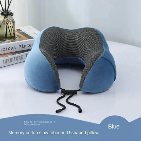 TravelRest™ Memory Foam U-Shaped Neck Pillow