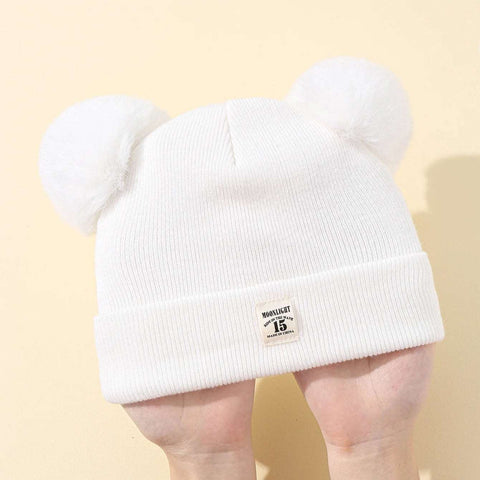 Baby Pompom Cute Winter Hat