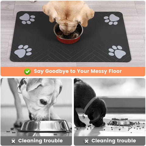 PawGuard™ Absorbent Pet Feeding Mat